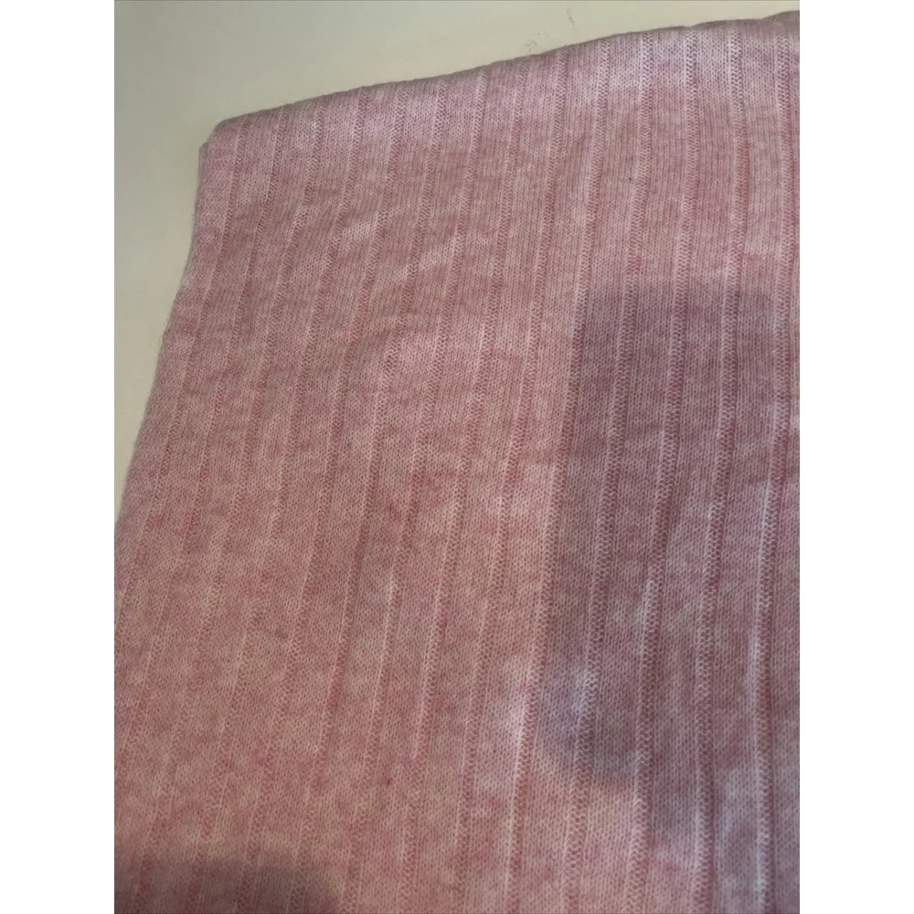 Charter Club Ribbed Cashmere Muffler Scarf Blush New with Tags